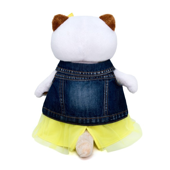 Мягкая игрушка «Ли-Ли в джинсовом жилете и желтом платье», 24 см - фото 6 - id-p199291143