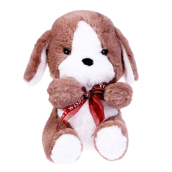Мягкая игрушка «Пёсик с бантом», цвета МИКС - фото 4 - id-p199290187