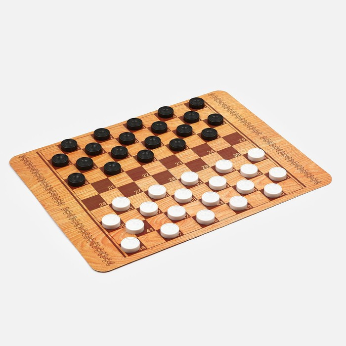 Настольная игра 3 в 1: шахматы, шашки классические, шашки стоклеточные - фото 3 - id-p199297898
