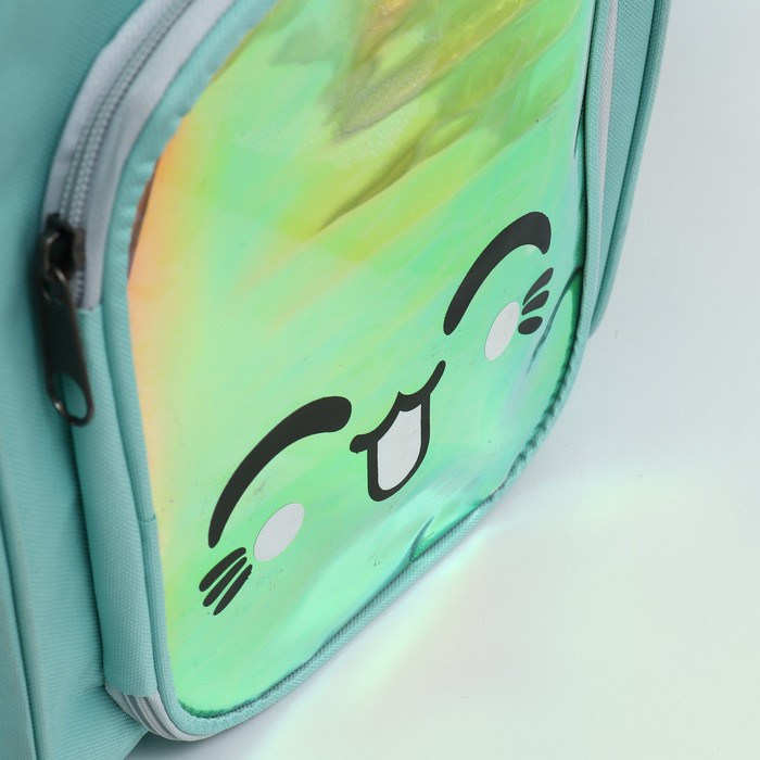 Рюкзак для переноски животных с окном для обзора, зелёный - фото 9 - id-p199303467