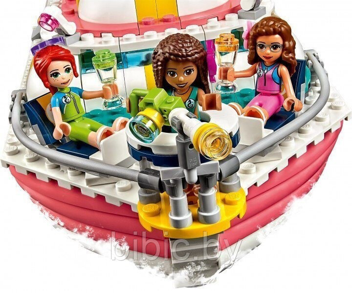 Детский конструктор Катер для спасательных операций для девочек аналог лего lego дом френдс friends подружки - фото 3 - id-p199304765