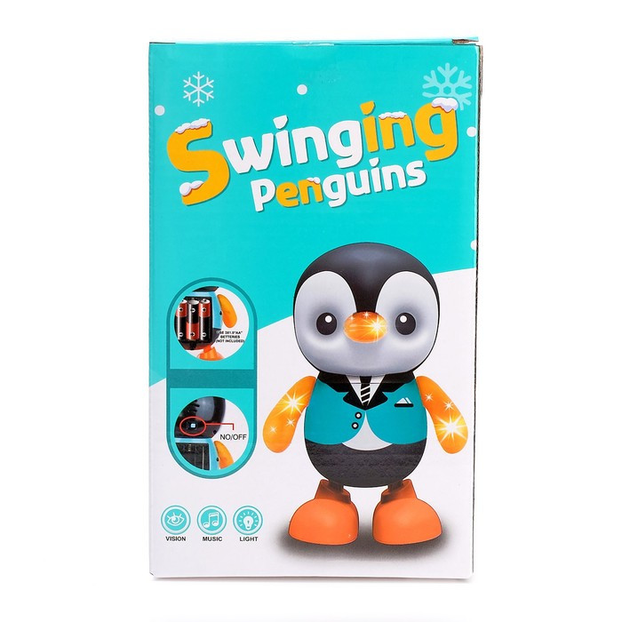 Игрушка «Пингвинёнок», работает от батареек, танцует, световые и звуковые эффекты - фото 5 - id-p199295379