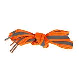Шнурки для обуви, пара, плоские, со светоотражающей полосой, 10 мм, 70 см, цвет оранжевый, фото 5
