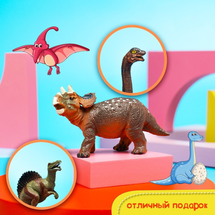 Набор динозавров «Юрский период», 6 фигурок - фото 7 - id-p199295408