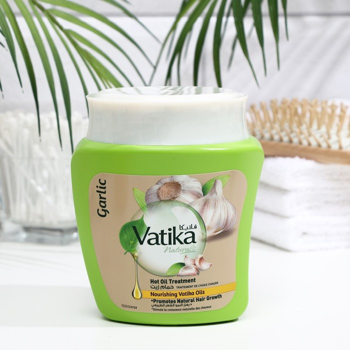 Маска для волос Dabur Vatika Garlic для ломких и выпадающих волос, 500 г - фото 1 - id-p199299803