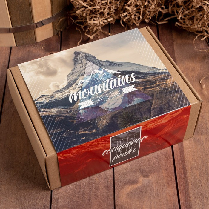 Набор подарочный Этель Mountains, полотенце 30х60 см и аксессуары - фото 6 - id-p199300681