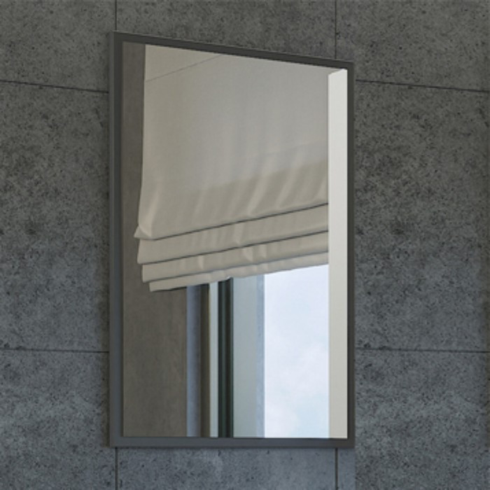 Зеркало COMFORTY «Лозанна-55» серый матовый - фото 1 - id-p199304141