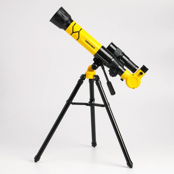 Телескоп "Юный астроном" кратность х40, жёлтый - фото 2 - id-p199298887