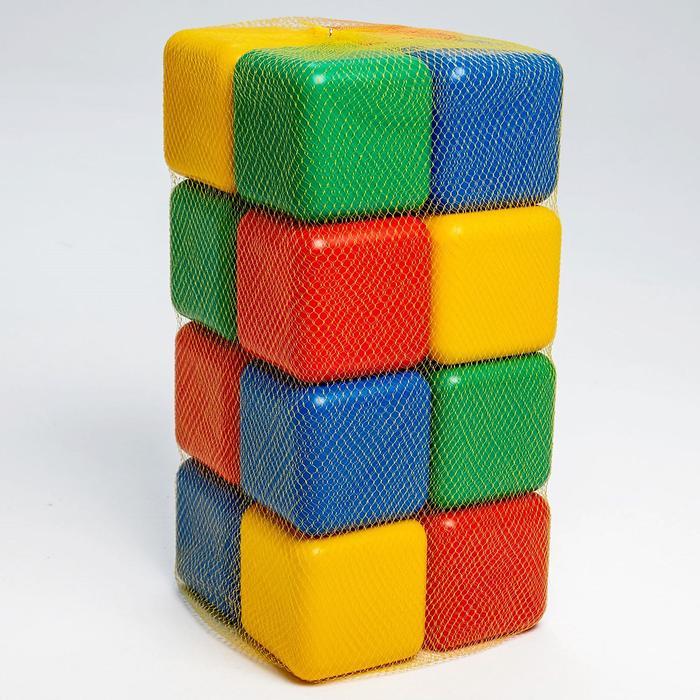 Набор цветных кубиков, 16 штук, 12 х 12 см - фото 3 - id-p199288455