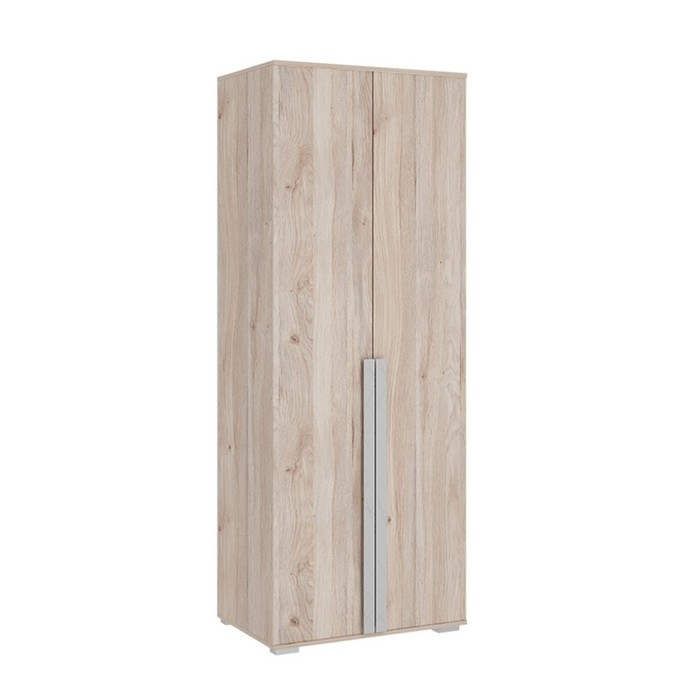 Шкаф двухдверный «Лайк 04.01», 800 × 550 × 2100 мм, цвет дуб мария / галька - фото 1 - id-p199312324