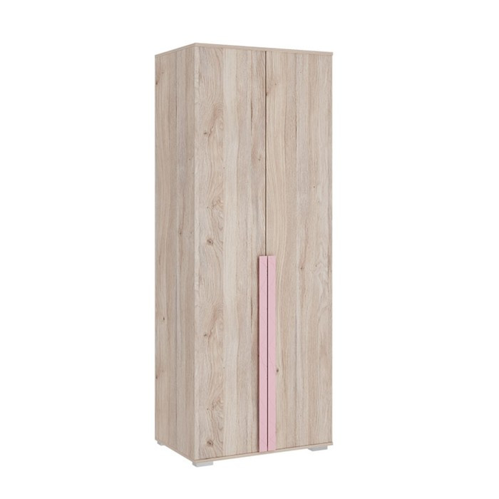 Шкаф двухдверный «Лайк 04.01», 800 × 550 × 2100 мм, цвет дуб мария / роуз - фото 1 - id-p199312330