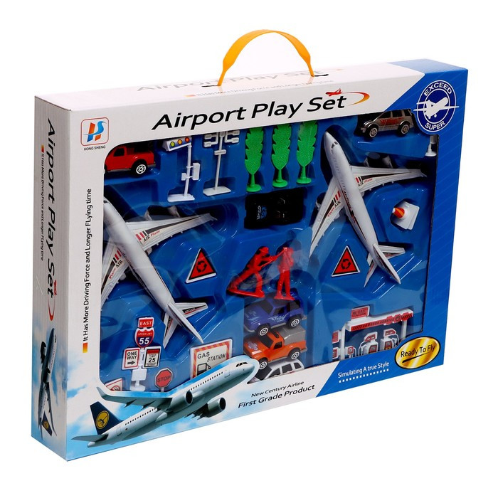 Игровой набор с инерционным транспортом «Аэропорт» - фото 9 - id-p199291337