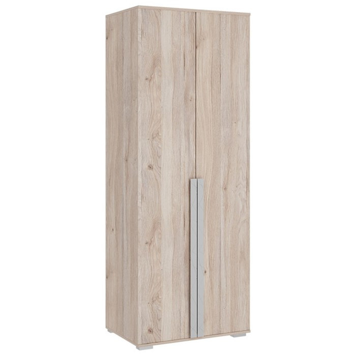 Шкаф двухдверный «Лайк 03.01», 800 × 550 × 2100 мм, цвет дуб мария / галька - фото 1 - id-p199312348