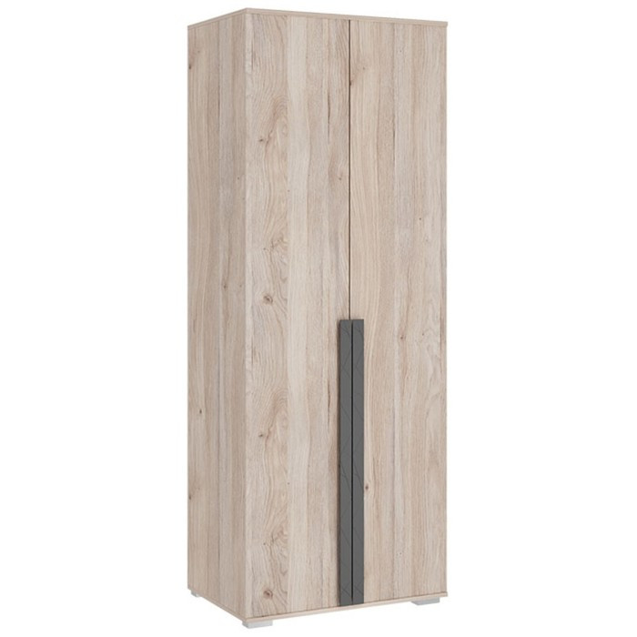 Шкаф двухдверный «Лайк 03.01», 800 × 550 × 2100 мм, цвет дуб мария / графит - фото 1 - id-p199312349