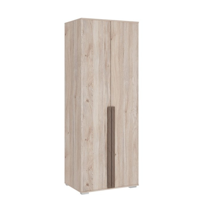 Шкаф двухдверный «Лайк 03.01», 800 × 550 × 2100 мм, цвет дуб мария / какао - фото 1 - id-p199312353