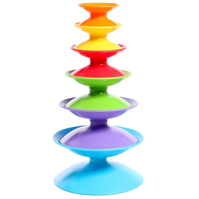 Развивающая игрушка «Цветная пирамидка» - фото 6 - id-p199287561