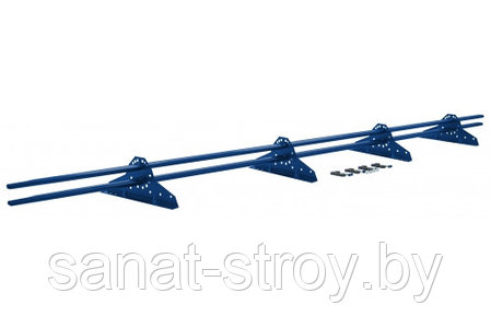 Снегозадержатель NEW трубчатый Grand Line   RAL 5005 сигнально-синий 3м, фото 2
