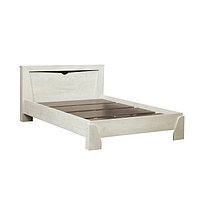 Кровать одинарная с настилом «Лючия» 33.07, 900 × 2000 мм, цвет бетон пайн белый / венге