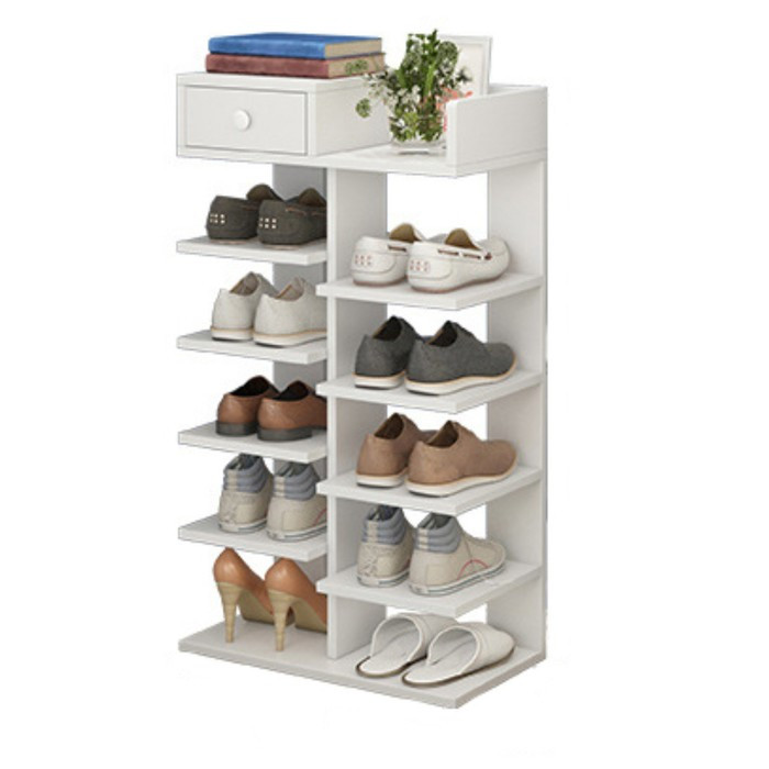 Обувница, этажерка для обуви «КарлСон24» Scandi, 35 х 50 х 110 см, цвет белый - фото 1 - id-p199314313