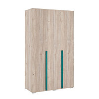 Шкаф трёхдверный «Лайк 05.01», 1200 × 550 × 2100 мм, цвет дуб мария / изумруд