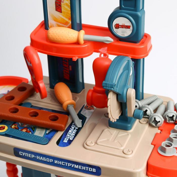 Набор инструментов, игровой "Супер" в чемодане со столиком, Мстители - фото 3 - id-p199286664