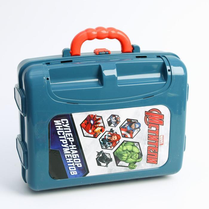 Набор инструментов, игровой "Супер" в чемодане со столиком, Мстители - фото 7 - id-p199286664