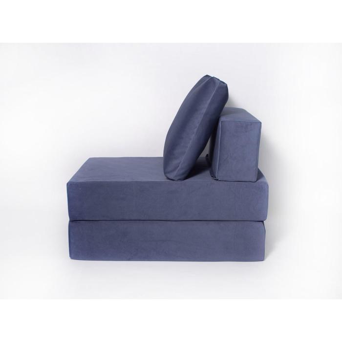 Кресло-кровать «Окта», размер 75x100 см, цвет черничный, велюр - фото 2 - id-p199322073