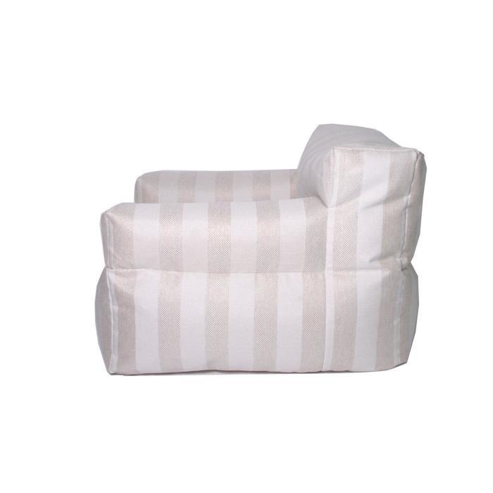 Кресло бескаркасное «Уют», размер 80x90 см, цвет молочный , рогожка - фото 3 - id-p199321912