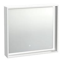 Зеркало Cersanit LOUNA 80, 800х700 мм, с подсветкой, белый