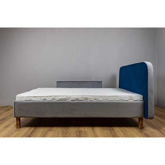 Кроватка «Седьмое небо» «Велутто», 160х80 см, цвет серый/синий - фото 5 - id-p199314921