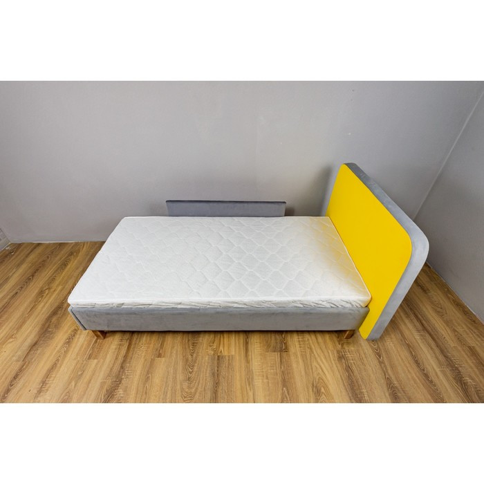 Кроватка «Седьмое небо» «Велутто», 160х80 см, цвет серый/жёлтый - фото 2 - id-p199314922