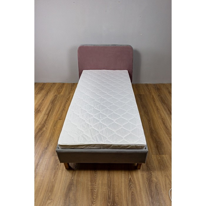 Кроватка «Седьмое небо» «Велутто», 160х80 см, цвет серый/пыльная роза - фото 3 - id-p199314924
