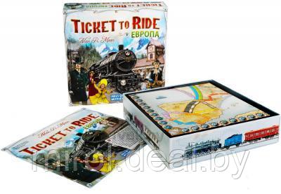 Настольная игра Мир Хобби Билет на поезд: Европа / Ticket to Ride: Европа 1032 - фото 5 - id-p199321245