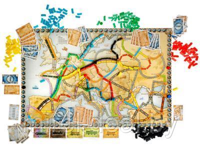 Настольная игра Мир Хобби Билет на поезд: Европа / Ticket to Ride: Европа 1032 - фото 6 - id-p199321245