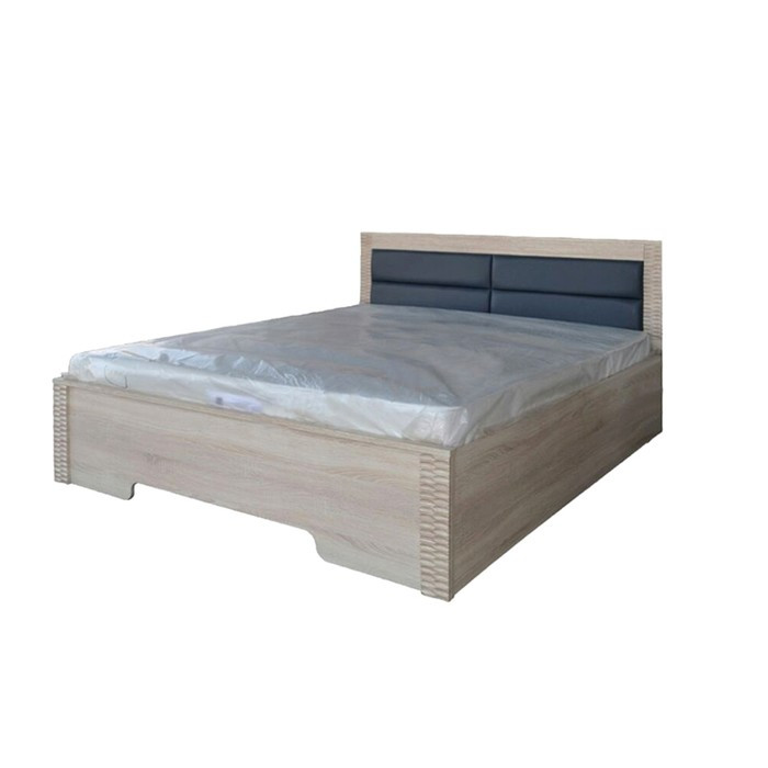 Кровать «Мишель», 1600 × 2000 мм, без основания, цвет дуб сонома / графит - фото 2 - id-p199314940