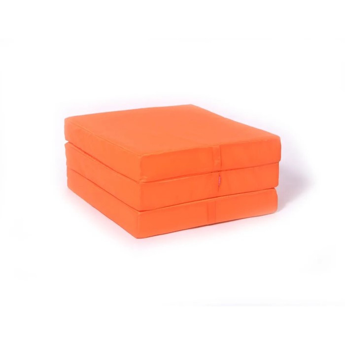 Пуф «Мобильный матрас», размер 67x61x33 см, водоотталкивающая ткань, оранжевый - фото 2 - id-p199321720
