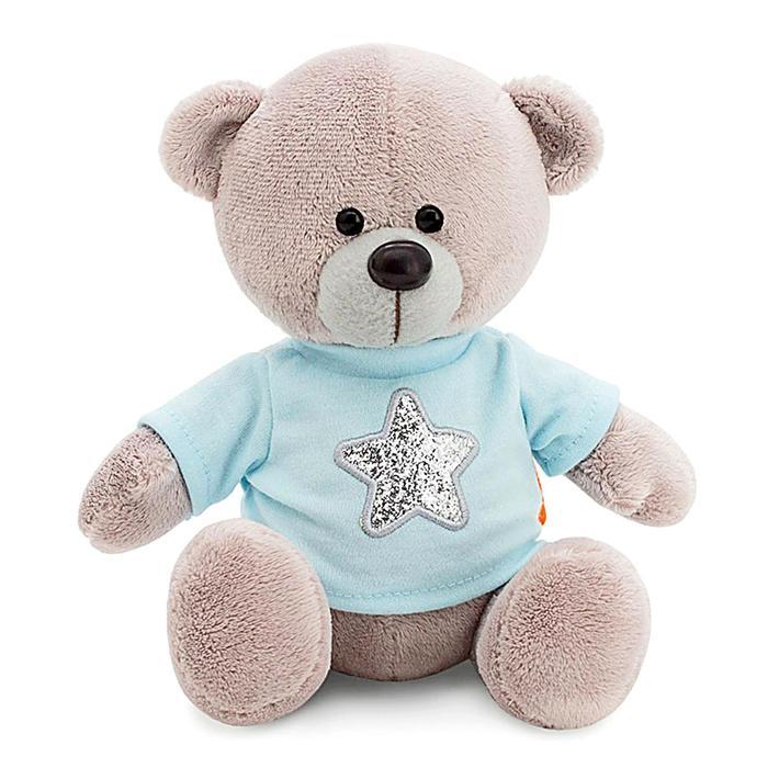 Мягкая игрушка «Медведь Топтыжкин» звезда, цвет серый 25 см - фото 1 - id-p199290509