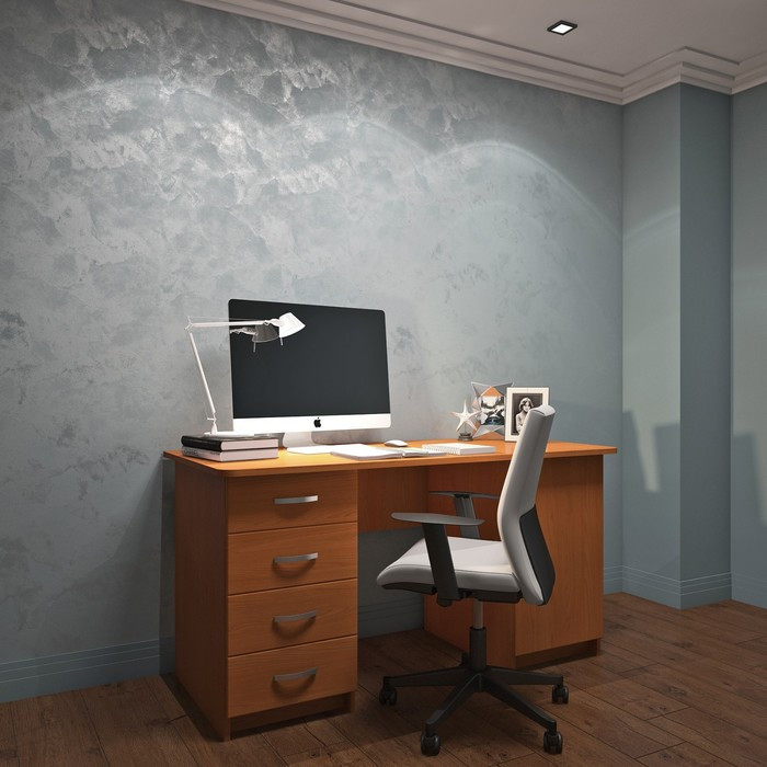 Стол письменный «Сити 3», 1450 × 650 × 748 мм, цвет клён ванкувер - фото 1 - id-p199307787