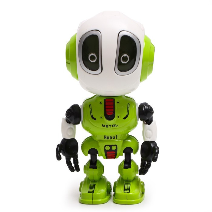 Робот «Смартбот», реагирует на прикосновение, световые и звуковые эффекты, цвета зелёный - фото 2 - id-p199296395
