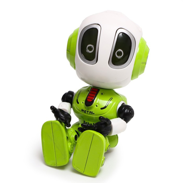 Робот «Смартбот», реагирует на прикосновение, световые и звуковые эффекты, цвета зелёный - фото 3 - id-p199296395