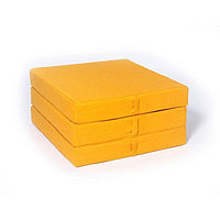 Пуф «Мобильный матрас», размер 67x61x33 см, рогожка, оранжевый