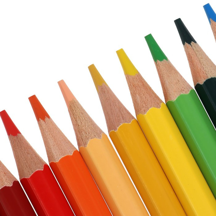 Цветные карандаши 48 цветов, Луч "Классика", шестигранные - фото 4 - id-p199324140
