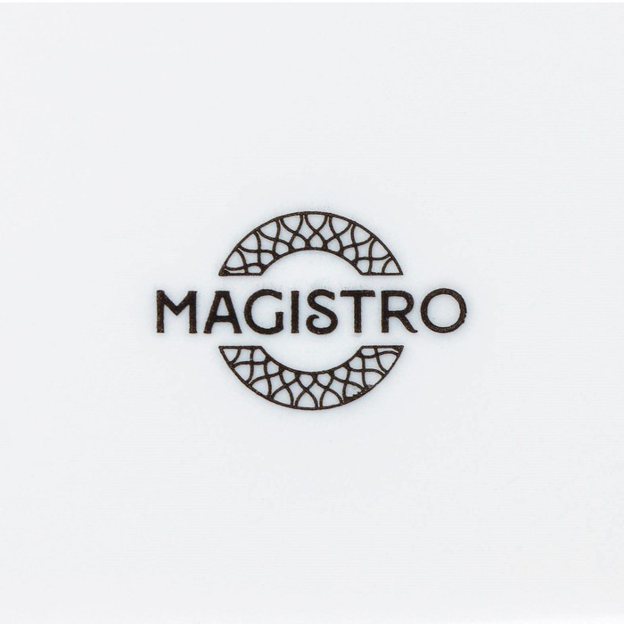 Блюдо фарфоровое прямоугольное Magistro Сrotone, 35,7×25,6×3,1 см, цвет белый - фото 5 - id-p199302463