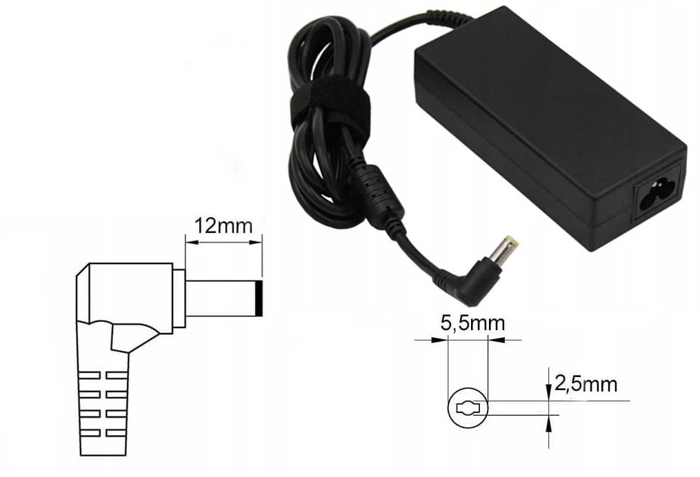 Зарядка (блок питания) для ноутбука Acer 19V 6.32A 120W, штекер 5.5x2.5 мм - фото 1 - id-p127021676