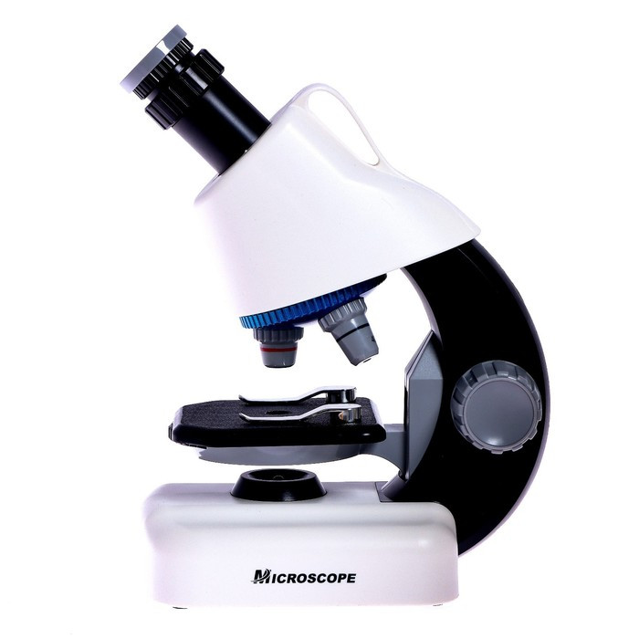 Микроскоп детский «Юный ученый» кратность х100, х400, х1200, подсветка, цвет белый - фото 3 - id-p199298300