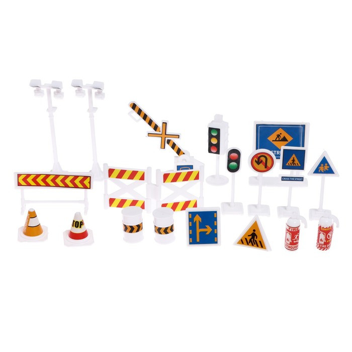 Набор игровой «Пожарная станция», машинки 12 штук, дорожные знаки, игровое поле - фото 2 - id-p199291578