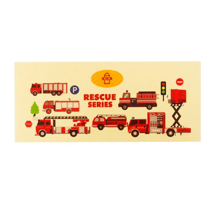 Набор игровой «Пожарная станция», машинки 12 штук, дорожные знаки, игровое поле - фото 3 - id-p199291578