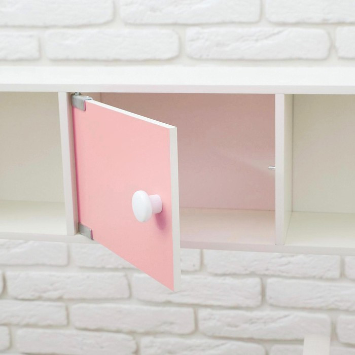 Игровая мебель «Кухонный гарнитур», световые и звуковые эффекты, цвет розовый, интерактивная панель - фото 5 - id-p199328813