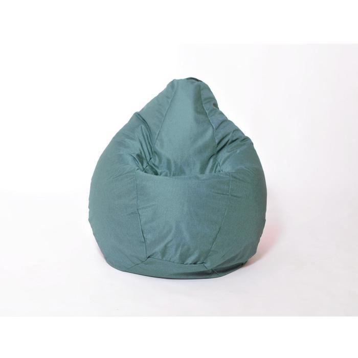 Кресло-мешок «Груша» малое, диаметр 70 см, высота 90 см, цвет малахит - фото 1 - id-p199321572