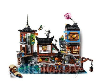 Детский конструктор Ninjago Ниндзяго Порт Сити 10941 аналог lego лего серия Ninja дракон крепость - фото 4 - id-p199332385